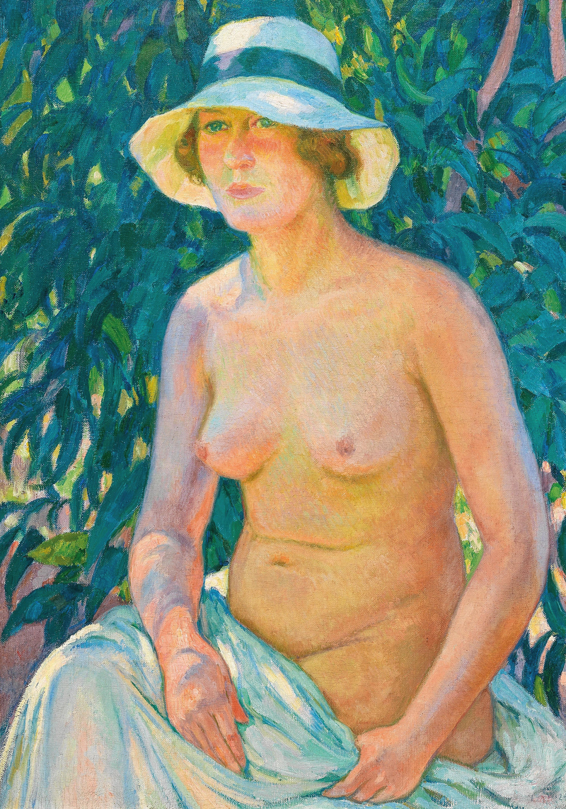 Nu w Panamie, z przodu - Théo van Rysselberghe