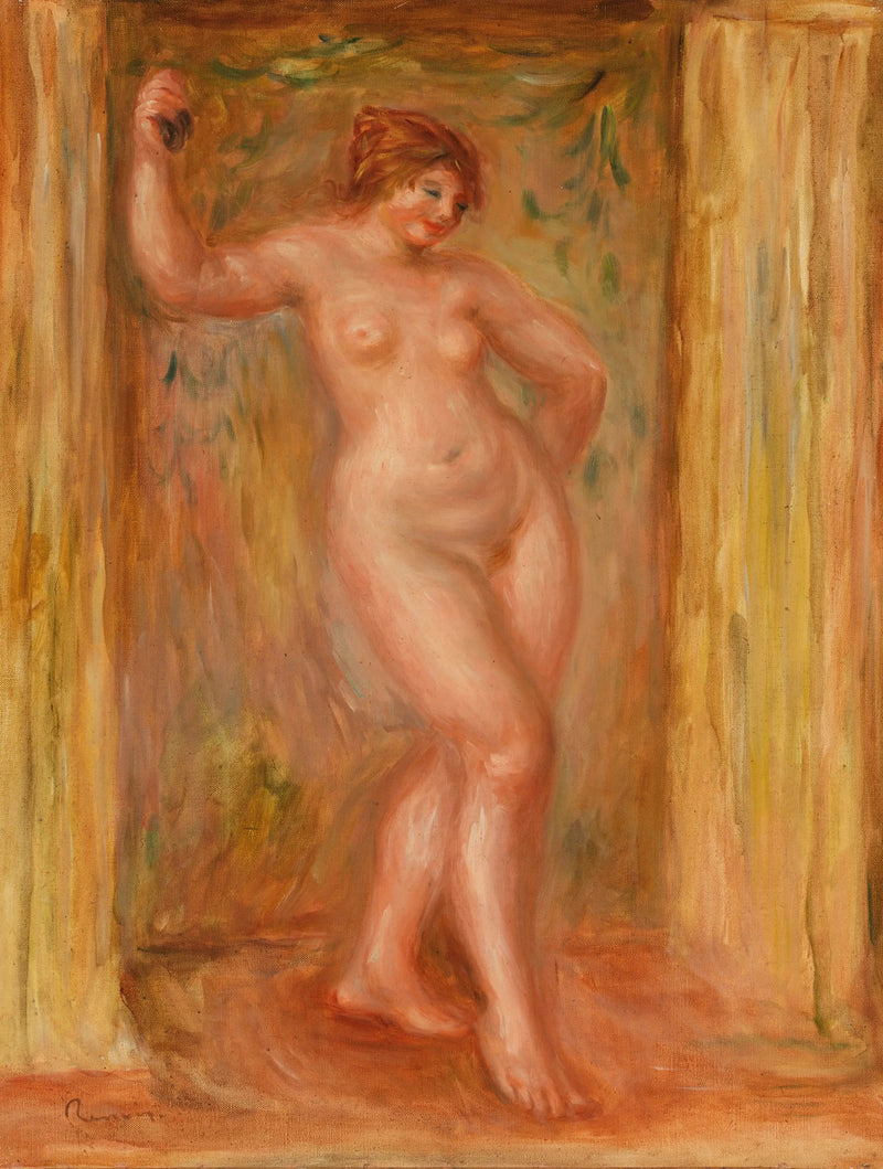 Naga z kastanietami - Pierre-Auguste Renoir