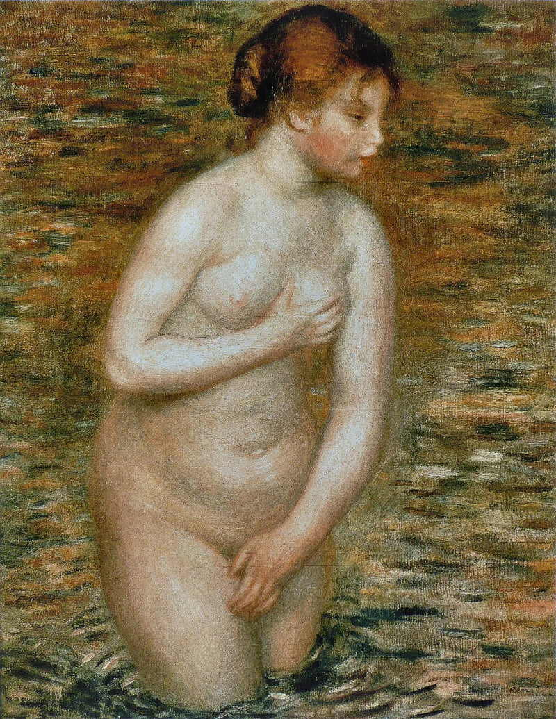 Nago w wodzie - Pierre-Auguste Renoir
