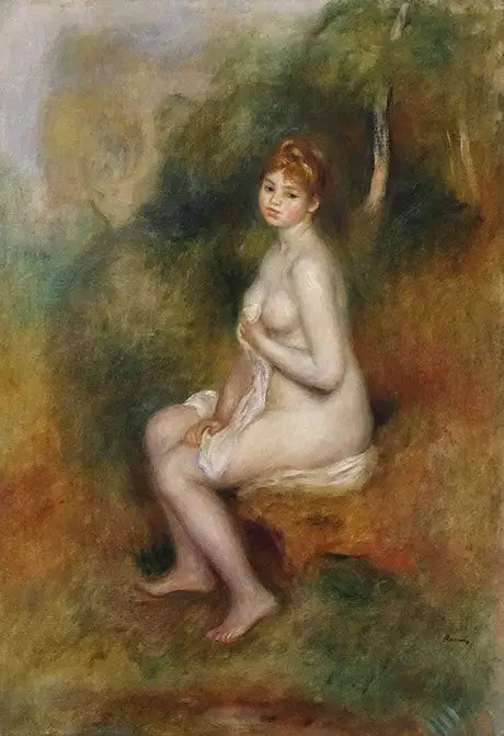 Nago w krajobrazie - Pierre-Auguste Renoir