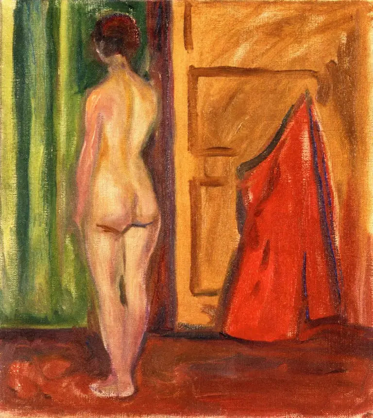 Akt od tyłu - Edvard Munch