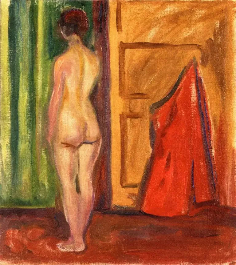 Akt od tyłu - Edvard Munch