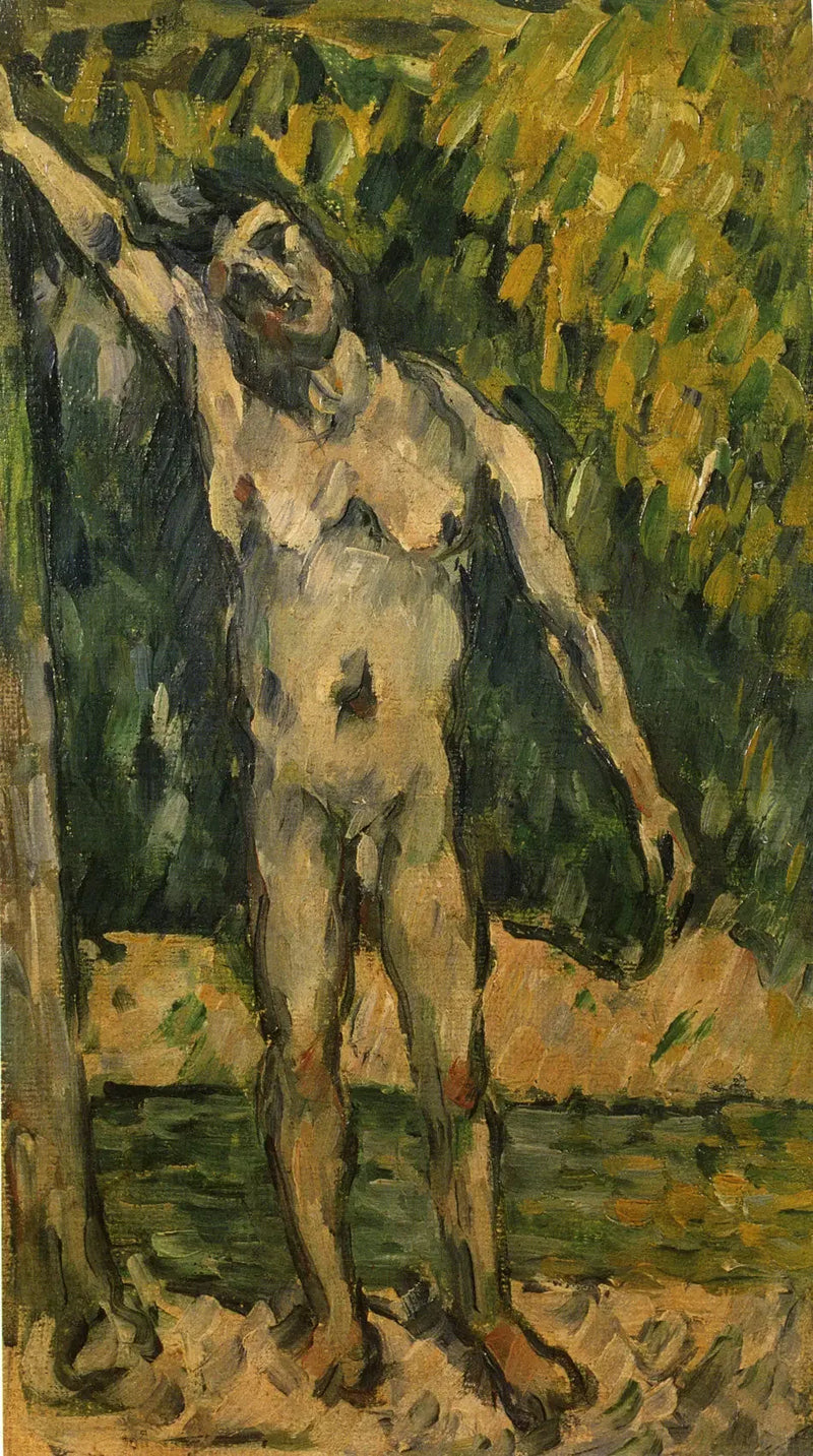 Nagi młody kąpielowy - Paul Cézanne
