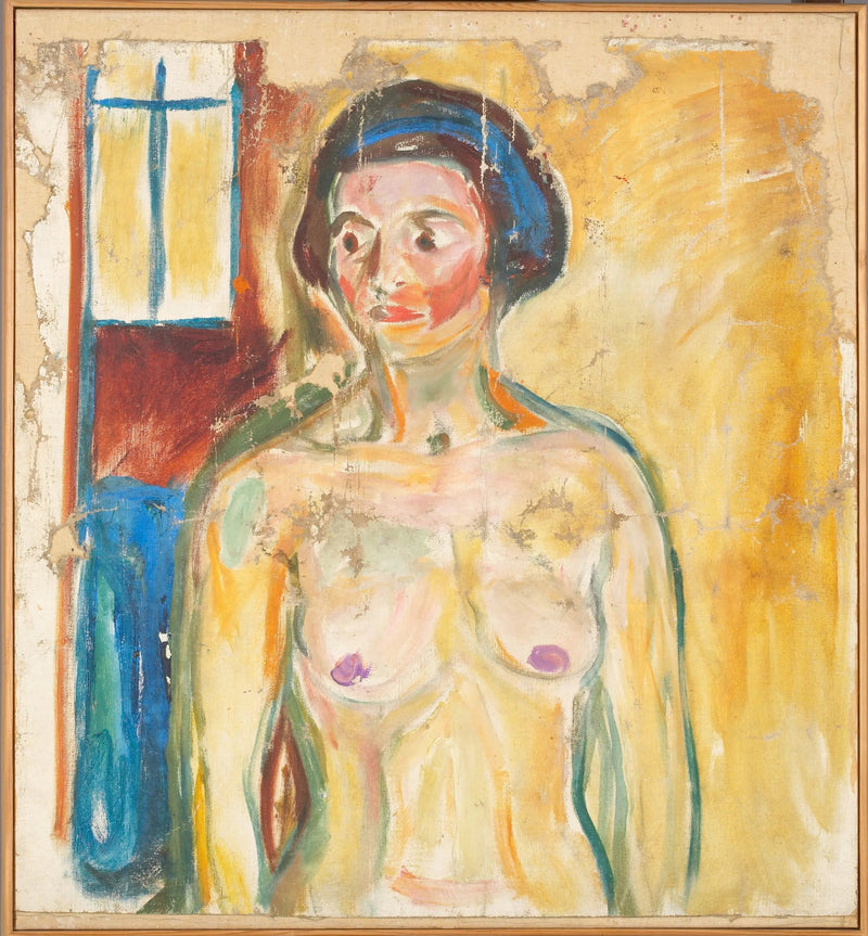 Nu stojący: półportret - Edvard Munch
