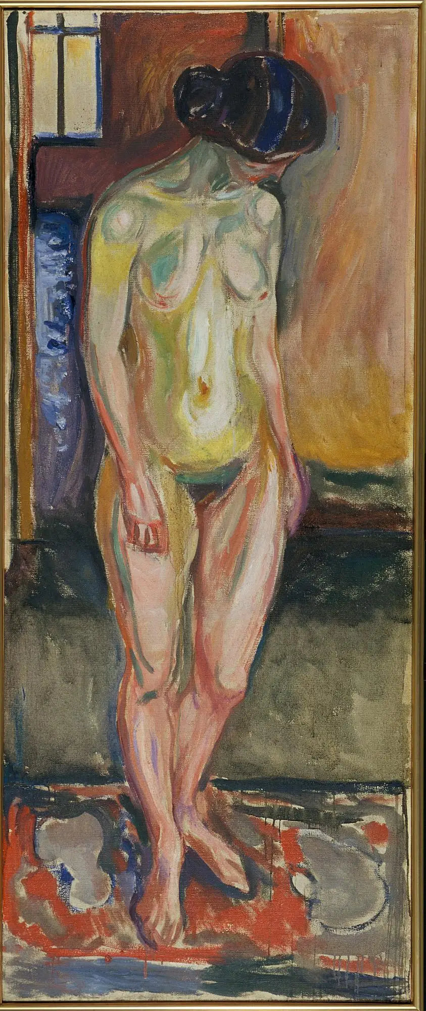 Nu stojący: wieczór - Edvard Munch