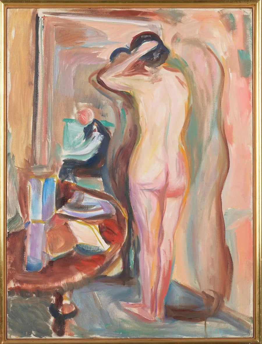 Nu przed lustrem - Edvard Munch