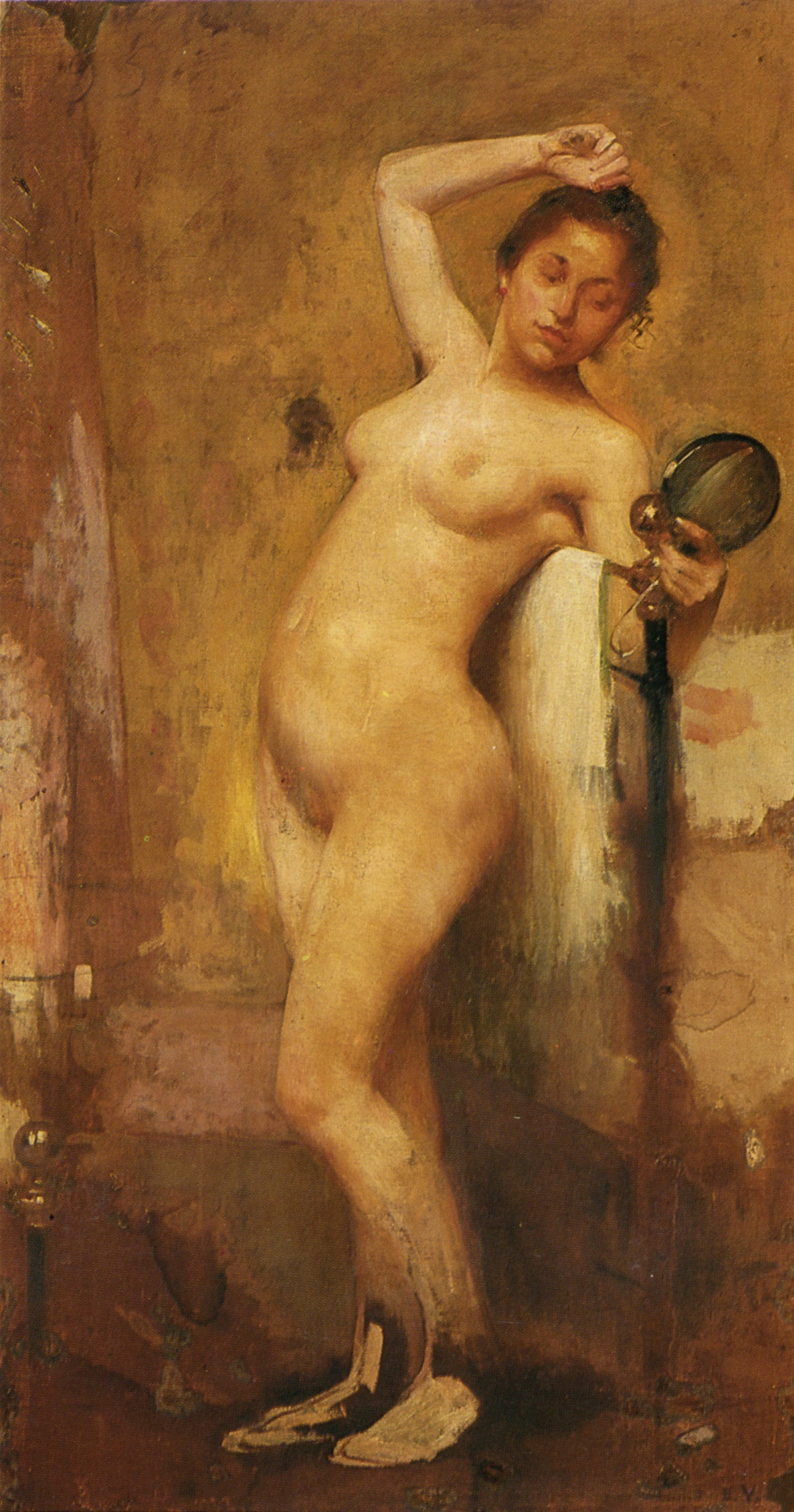 Nu - Eliseu Visconti image 1 tableau peint à l’huile sur toile
