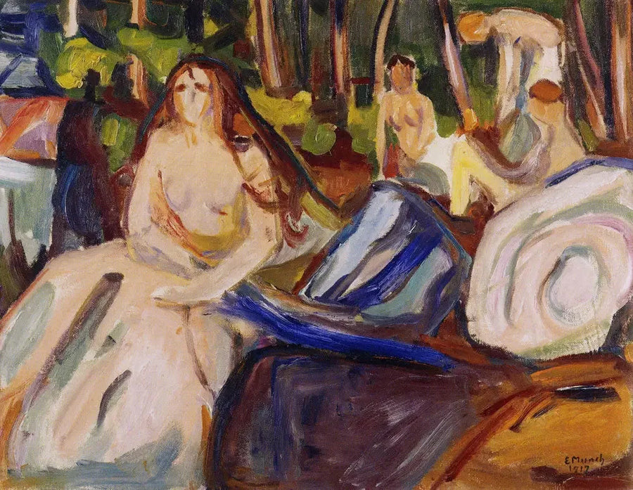 Nu w lesie - Edvard Munch