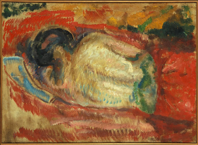 Akt kobiecy od tyłu - Edvard Munch