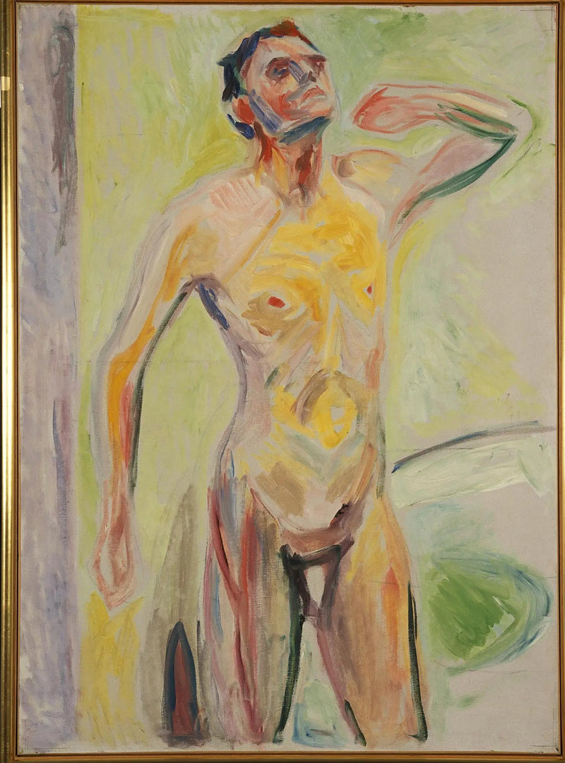 Męski akt - Edvard Munch