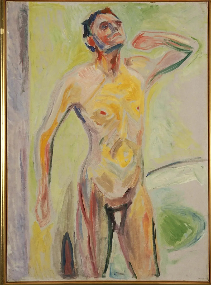 Męski akt - Edvard Munch
