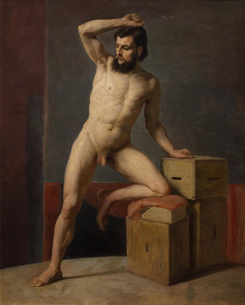 Akt męski - Gustav Klimt