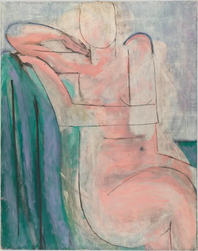 Różowa nuta siedząca - Henri Matisse