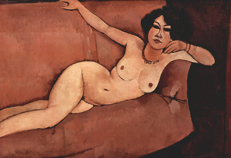 Nago na kanapie - Amedeo Modigliani