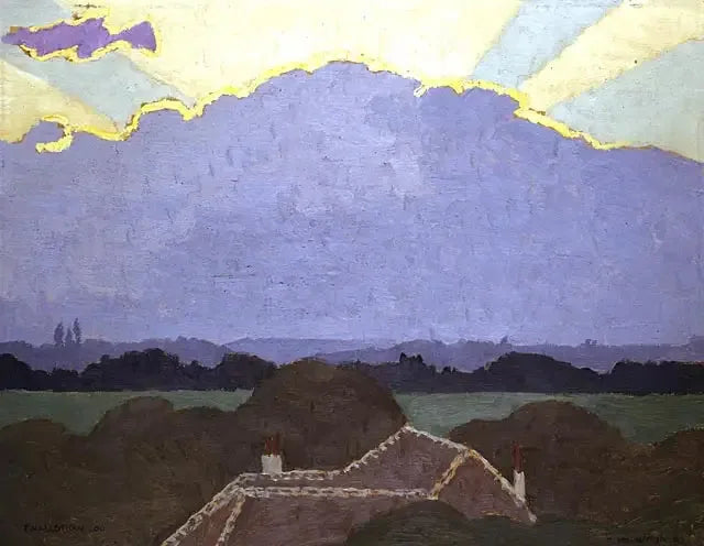 Chmura w Romanel - Félix Vallotton