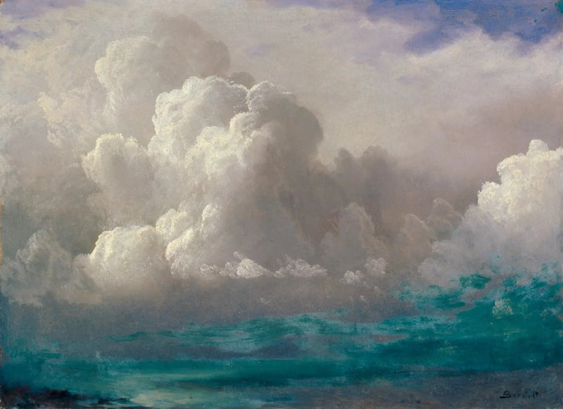 Chmury burzowe - Albert Bierstadt