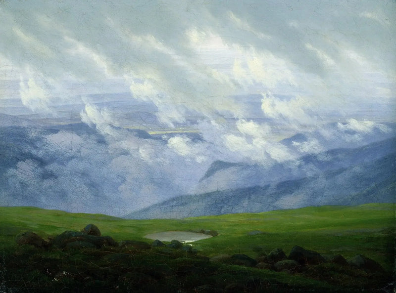Chmury w ruchu - Caspar David Friedrich