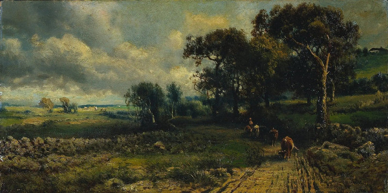 Chmury wełniste - George Inness