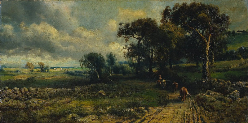 Chmury wełniste - George Inness