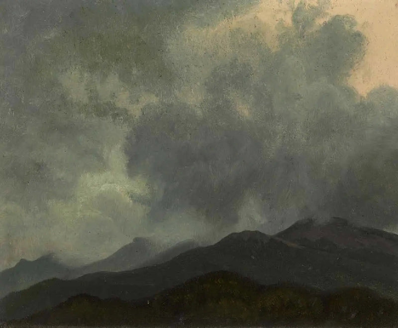 Burzowe chmury, Białe Góry, New Hampshire - Albert Bierstadt