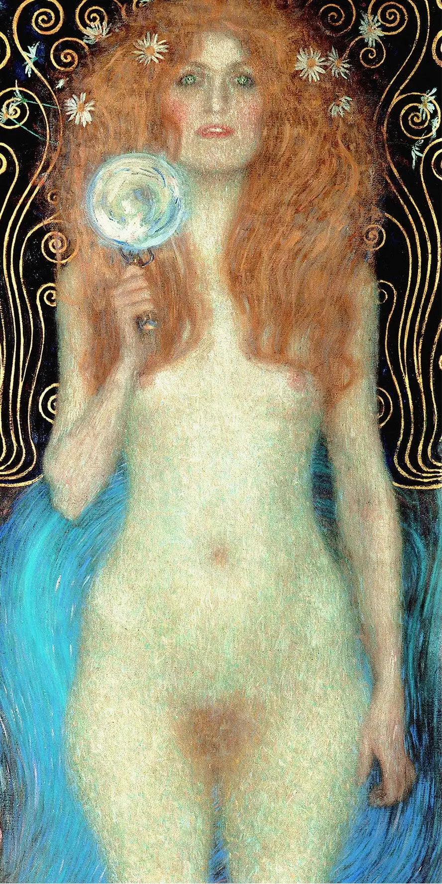 Nuda Veritas (szczegół) - Gustav Klimt