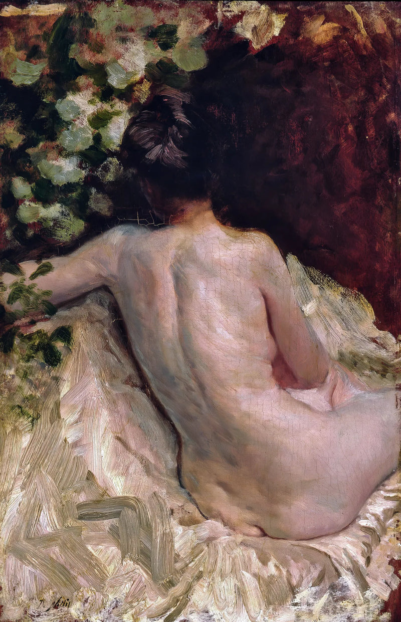 Naga plecy (Léontine) - Giuseppe De Nittis