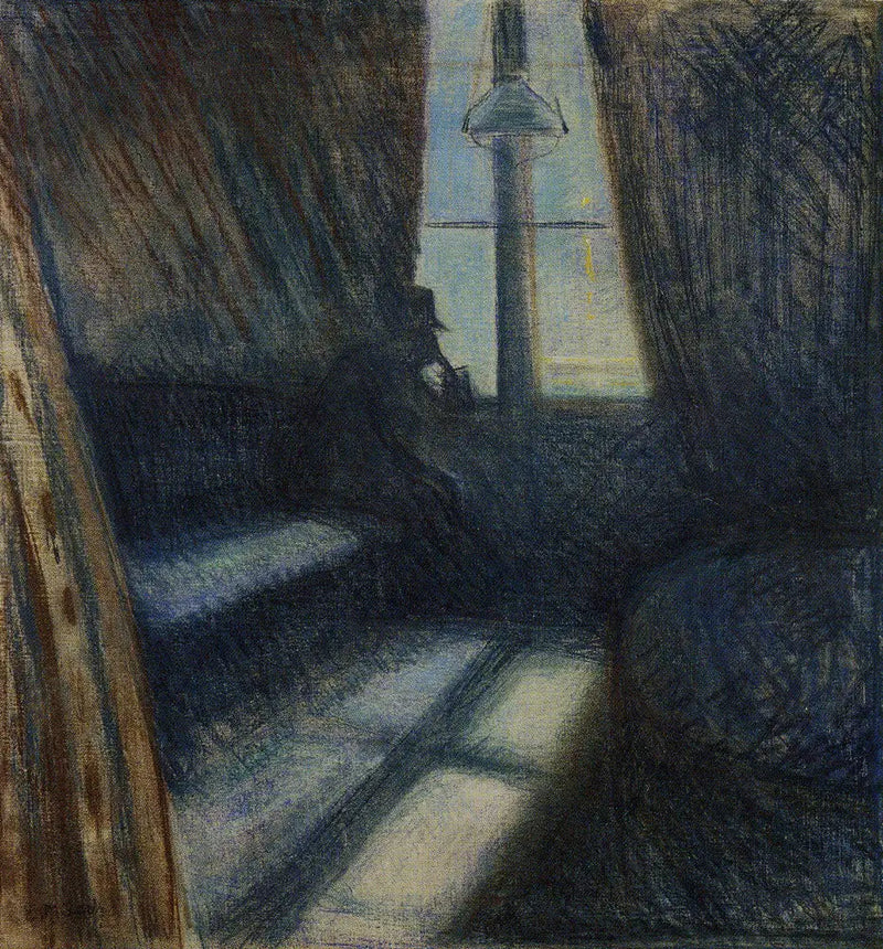 Noc w Saint-Cloud - Edvard Munch
