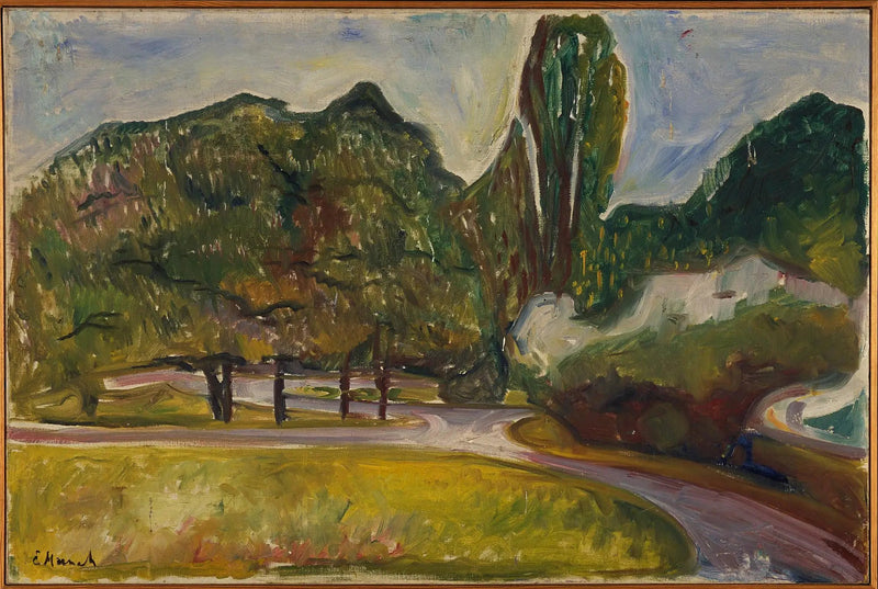 Letnia noc w Studenterlunden - Edvard Munch