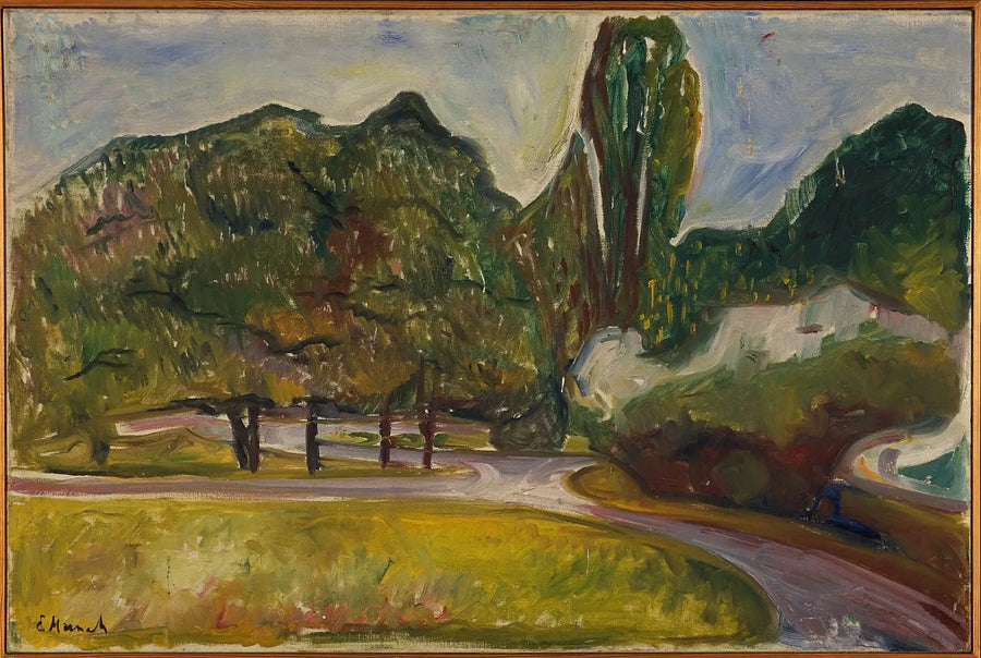 Letnia noc w Studenterlunden - Edvard Munch