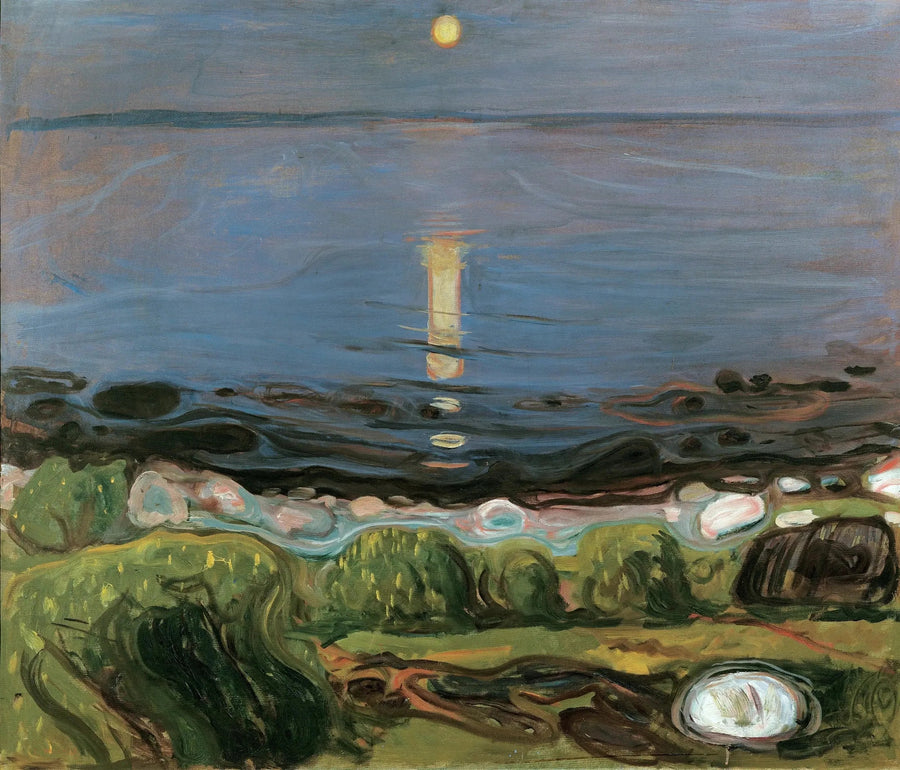 Letnia noc na plaży - Edvard Munch