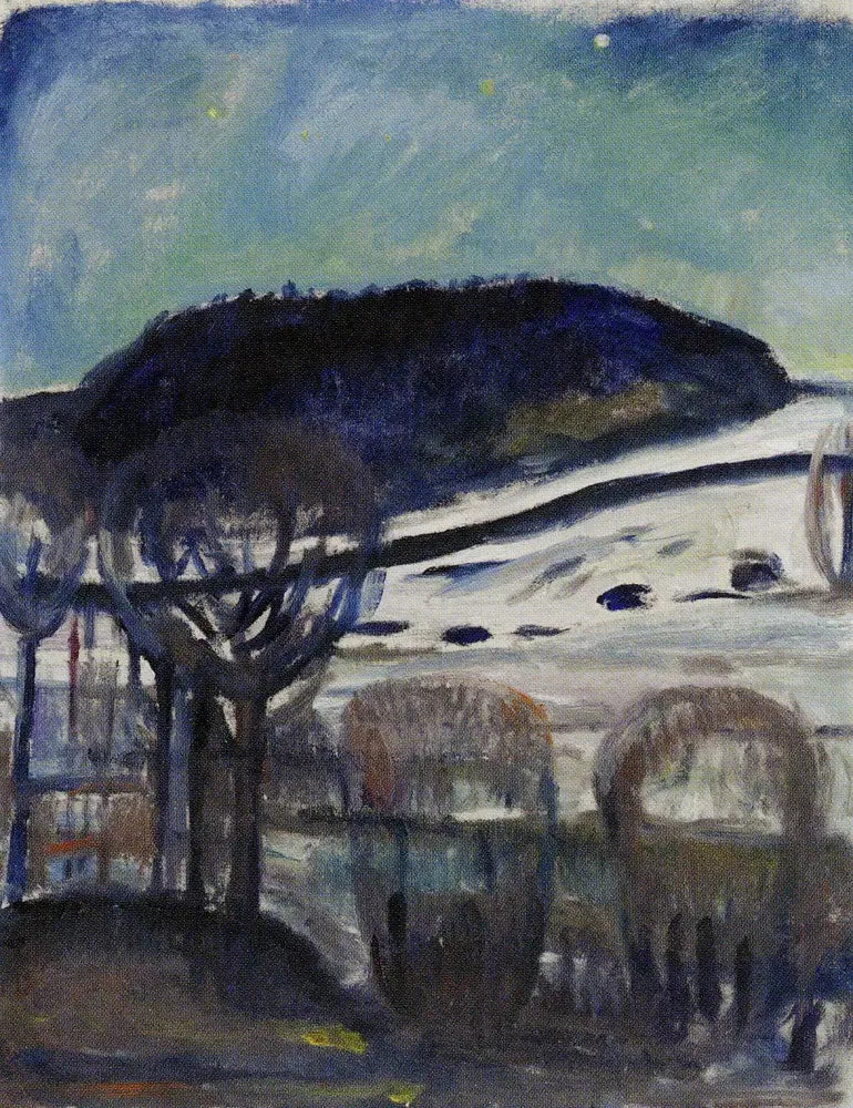 Zimowa noc - Edvard Munch