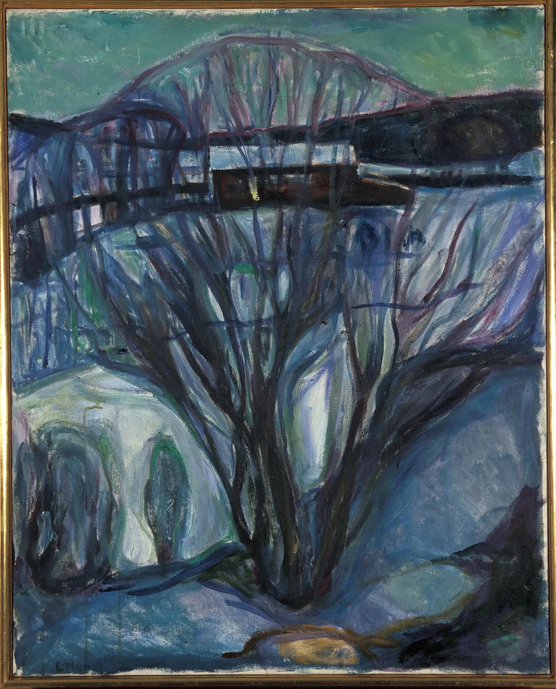 Zimowa noc - Edvard Munch