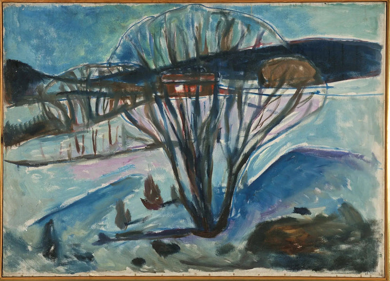 Zimowa noc - Edvard Munch