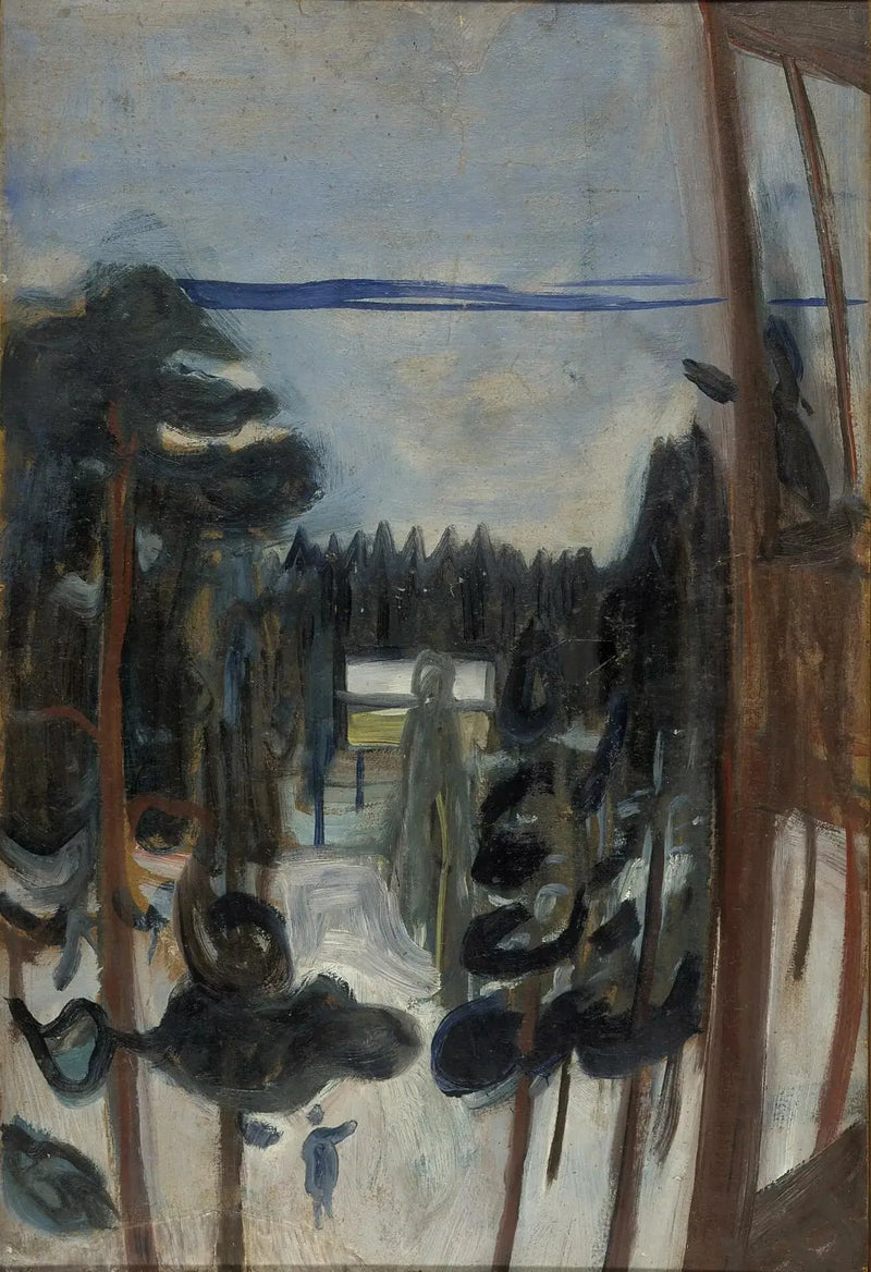 Zimowa noc - Edvard Munch