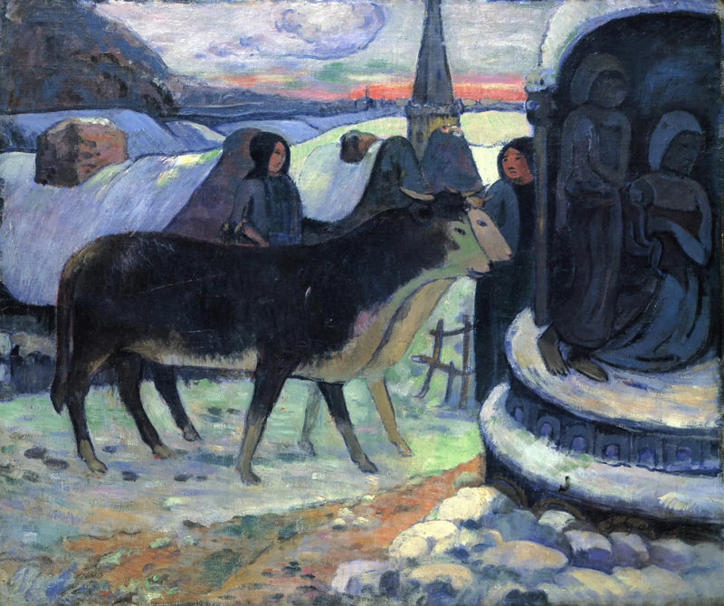 Noc Bożego Narodzenia, Błogosławieństwo wołów - Paul Gauguin