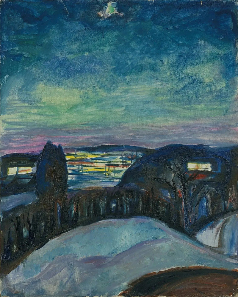 Gwiaździsta noc - Edvard Munch