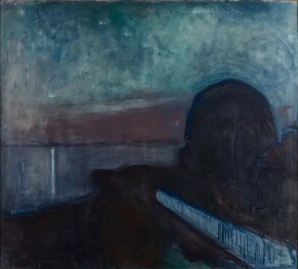 Gwiaździsta noc - Edvard Munch