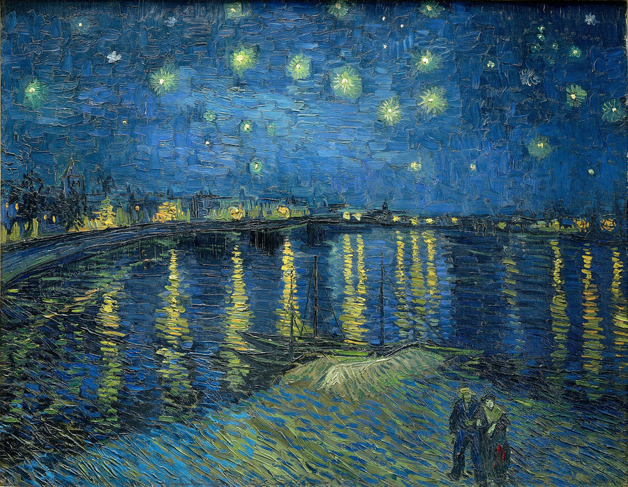 Gwiaździsta noc nad Rodanem - Vincent van Gogh