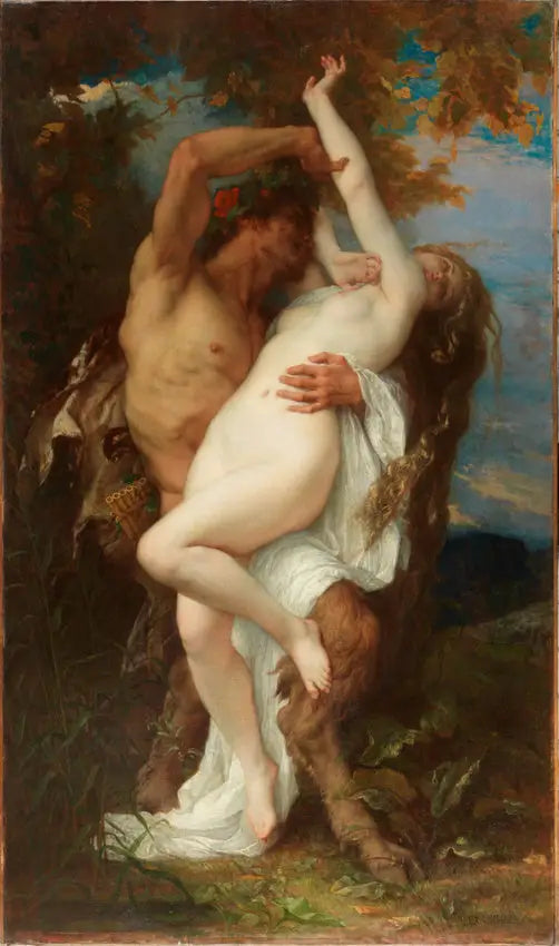 Nimfa porwana przez satyra - Alexandre Cabanel