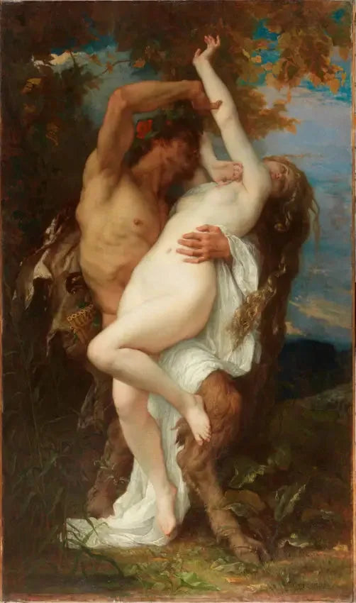 Nimfa porwana przez satyra - Alexandre Cabanel