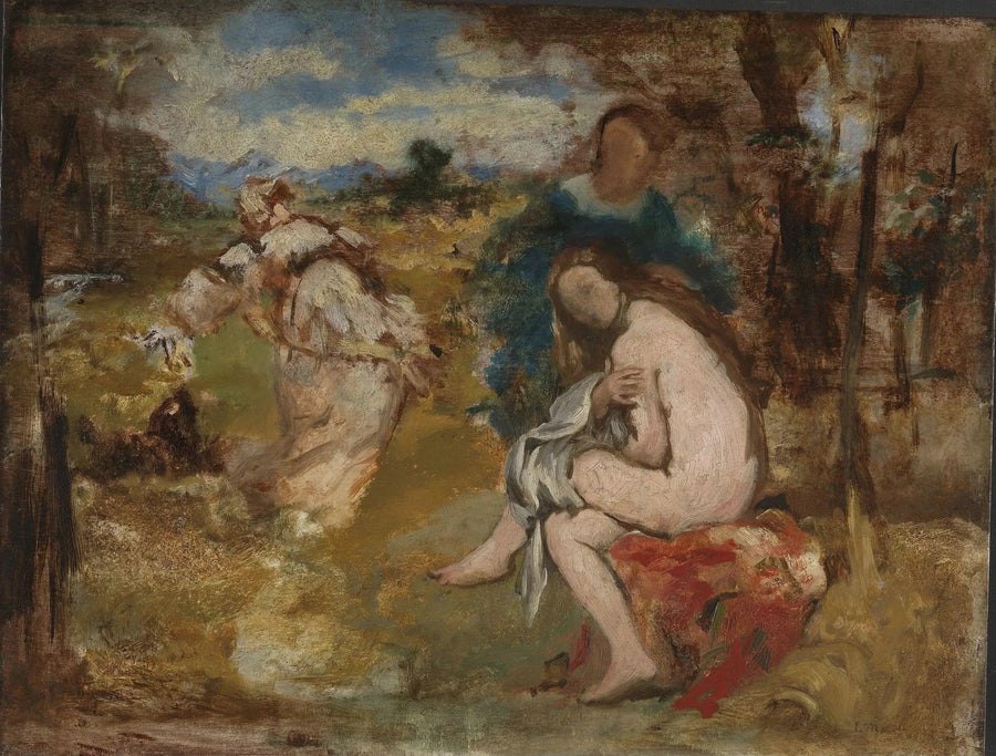 Niespodzianka Nimfy - Édouard Manet