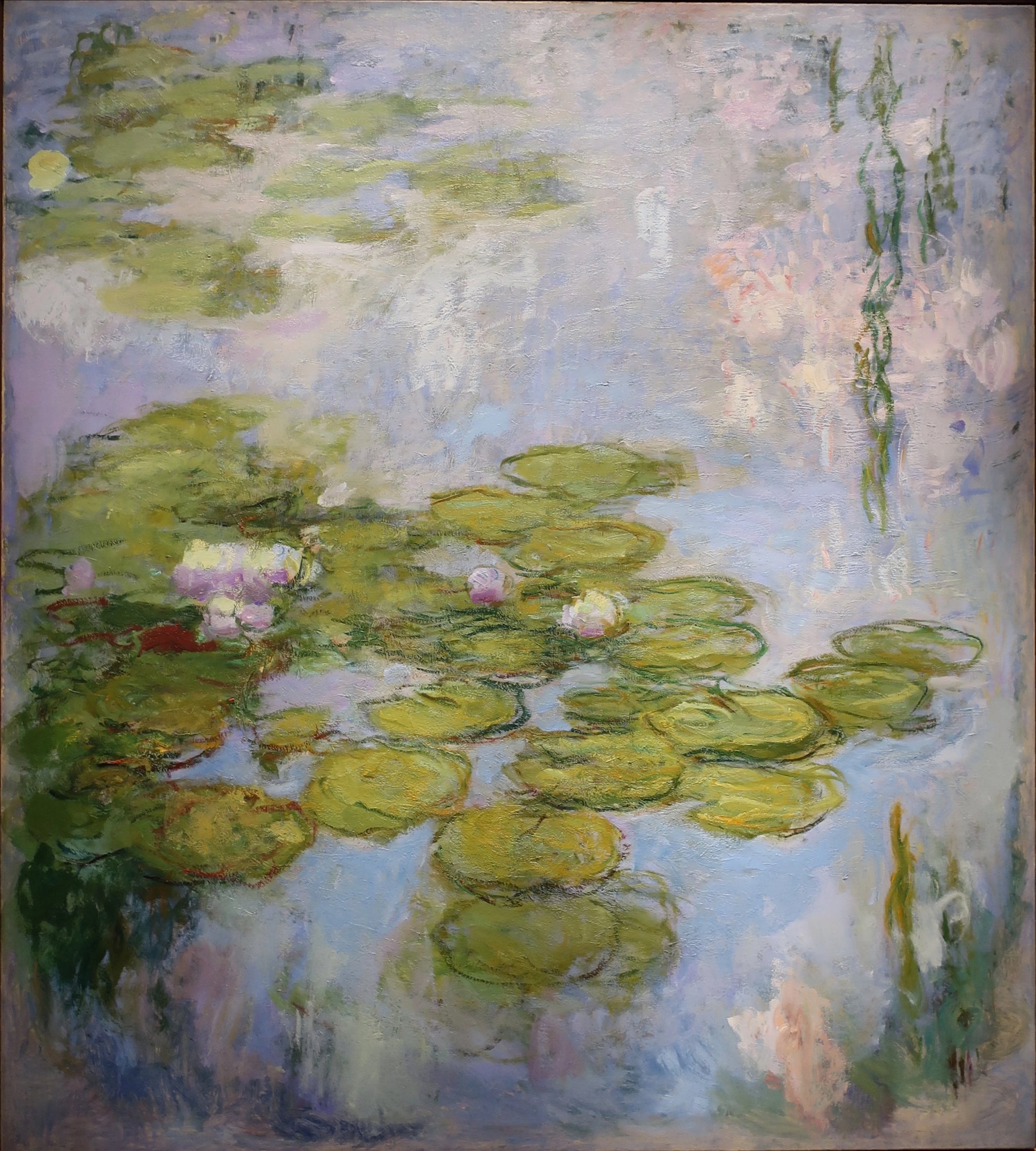 Nymphéas de Claude Monet, 1916–1919 – Fondation Beyeler 03.2, Wildenstein 1854