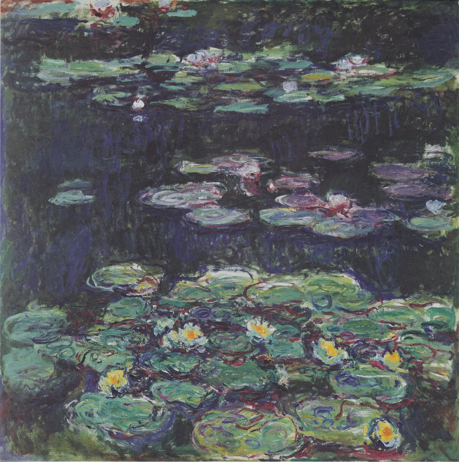 Białe i żółte nenufary - Claude Monet