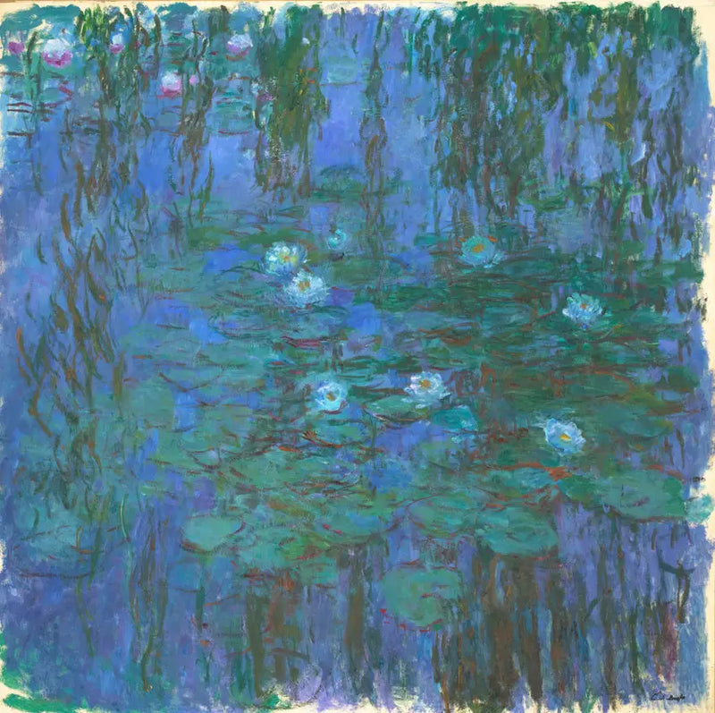 Niebieskie nenufary - Claude Monet