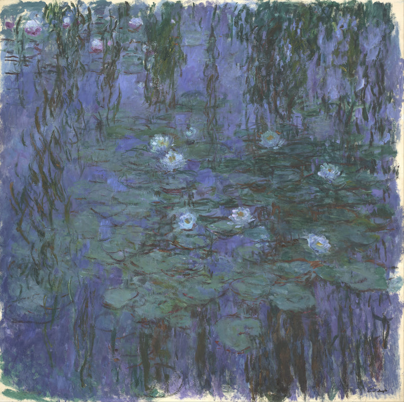 Niebieskie nenufary - Claude Monet