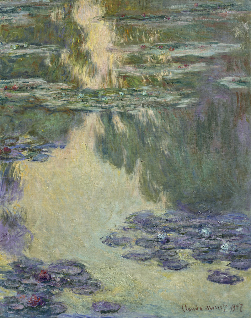 Lilie wodne W1706, stara kolekcja Kawamura - Claude Monet