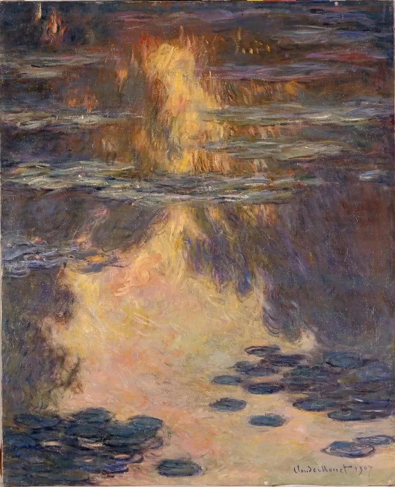 Lilie wodne, Kuboso W1713 - Claude Monet
