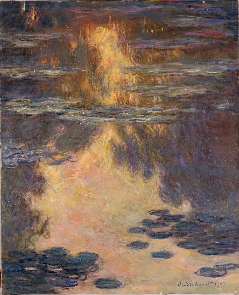 Lilie wodne, muzeum Kuboso W1713 - Claude Monet