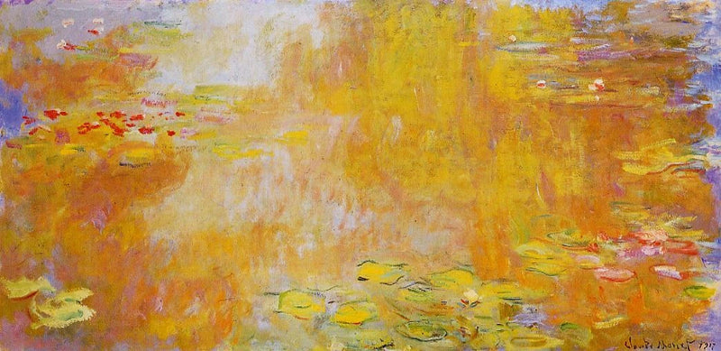 Lilie wodne w Giverny, Nantes W1886 - Claude Monet