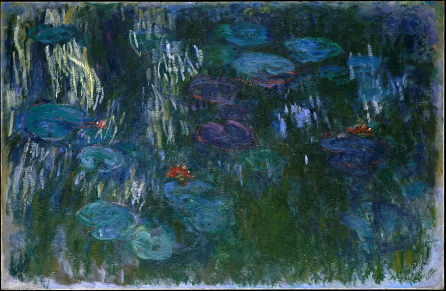 Nymphéas, odbicia wierzby - Claude Monet